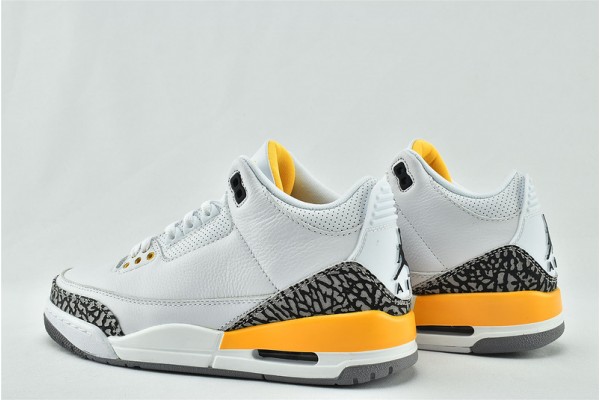 Air Jordan 3 Retro Laser Orange CK9246 108 Mens Shoes